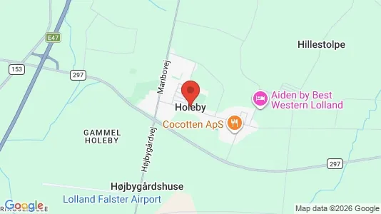 Hoteller til salg i Holeby - kort over placeringen
