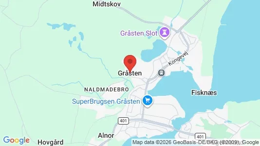 Hoteller til salg i Gråsten - kort over placeringen
