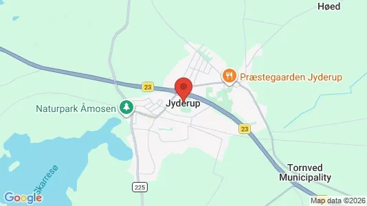 Hoteller til salg i Jyderup - kort over placeringen